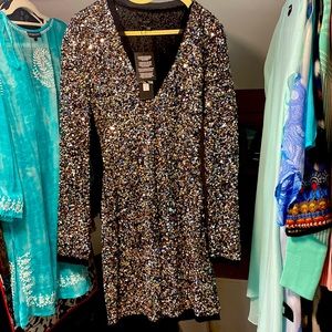 Rachel Zoe sequin mini dress size 4 NWT